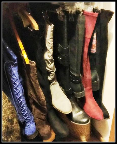 boot storage, tall boots, 