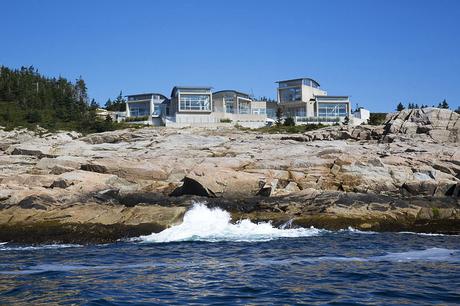 Modern Nova Scotia home overlooking the ocean.