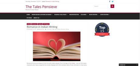 Lemon Girl Features on The Tales Pensive Romance in Indian Writing