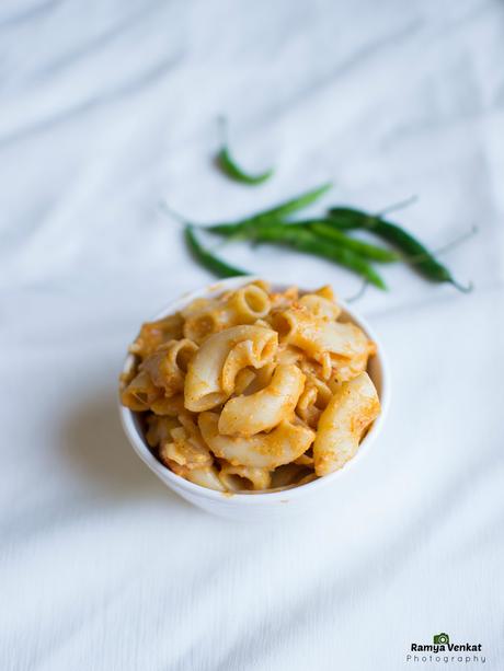 badami pasta - pasta in indian style