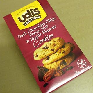 Udi's Gluten Free Dark Chocolate, Pecan & Maple Cookies