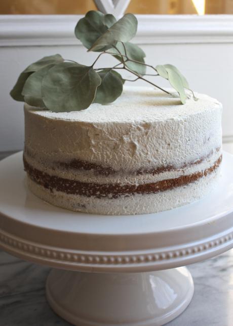Classic Vanilla + Passion Fruit Curd Whipped Cream Layered Cake