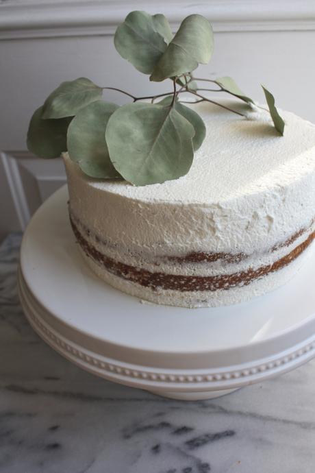 Classic Vanilla Birthday Cake Layered with Passion Fruit Curd + Honey Whipped Cream Classic Vanilla + Passion Fruit Curd Whipped Cream Layered Cake