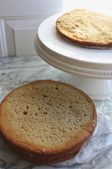 Classic Vanilla + Passion Fruit Curd Whipped Cream Layered Cake Classic Vanilla + Passion Fruit Curd Whipped Cream Layered Cake