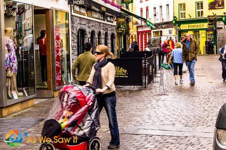 Galway's pedestrian area