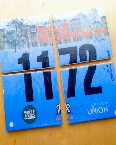 2015 Gift Guide - Race Bib Coasters