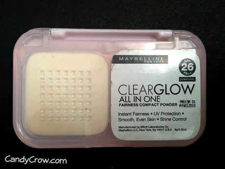 Maybelline Clear Glow Compact Review shade Natural 3