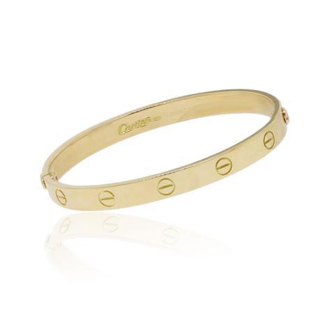 Cartier yellow gold Love bracelet size 20