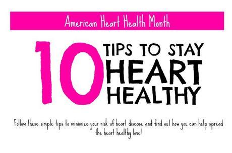 10 Tips to Stay Heart Healthy