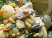 Pasta with Kale & Goat Cheese