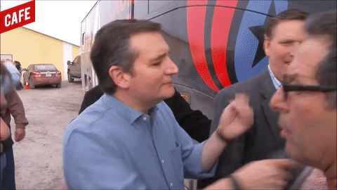 Ted Cruz kisses daughter