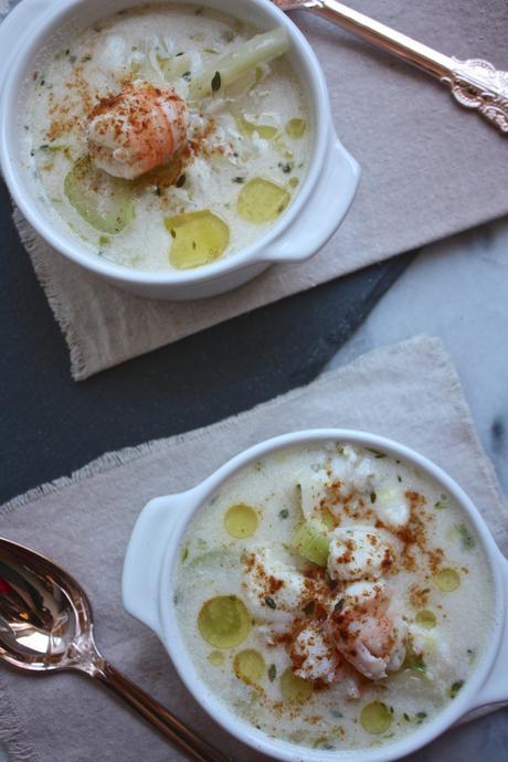 Valentines Dinner for Two: Lobster + Fennel Soup