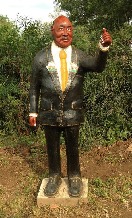 Effigy of Museveni Uganda elections 2016 #UgandaDecides 