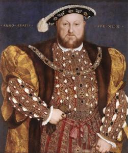 Hans Holbein portrait of Henry VIII