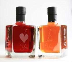engraved with love duo gordon castle gin valentines