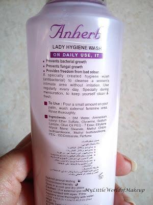 Anherb Natural Lady Hygiene Wash Review