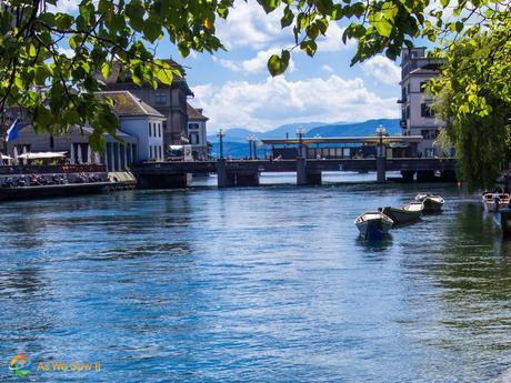 Zurich river view