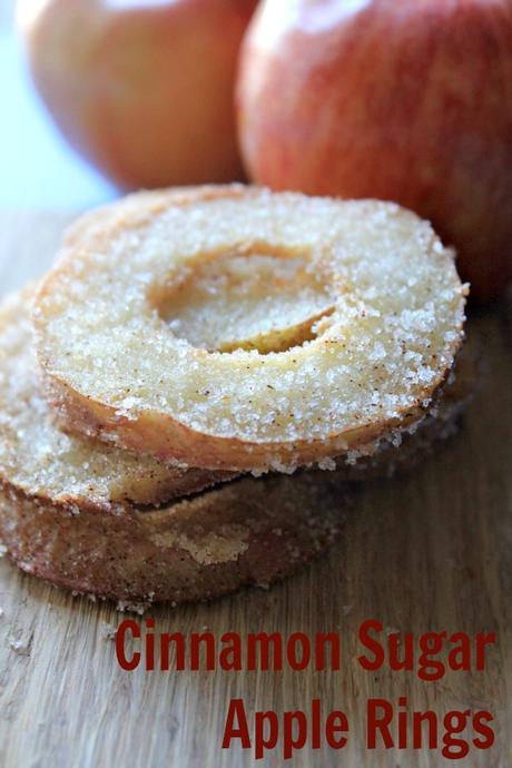 Cinnamon Sugar Apple Rings