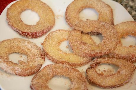 Cinnamon Sugar Apple Rings