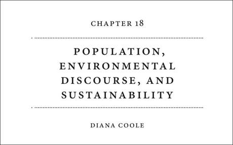 Population. Excerpt from Diana Coole