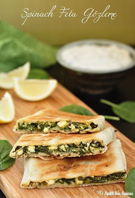 Spinach And Feta Gözleme #BreadBakers