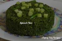 Spinach Rice Recipe