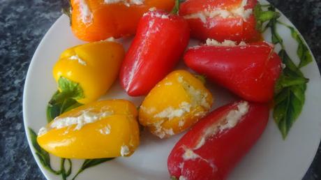 Fried, Stuffed Sweet Mini Peppers