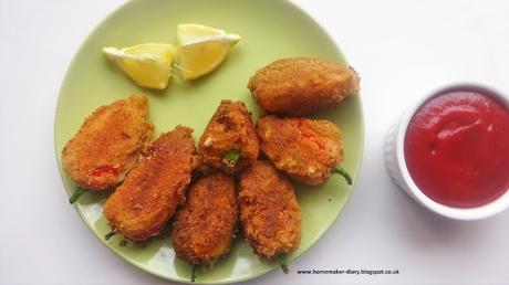 Fried, Stuffed Sweet Mini Peppers