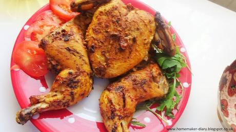 Moroccan Butterflied Roast Chicken