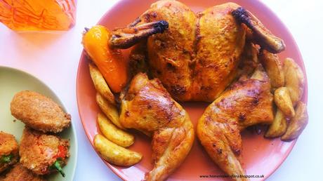 moroccan-butterflied-chicken-poultry-pollo-baked-grilled-healthy-saffron-paprika-lemon 