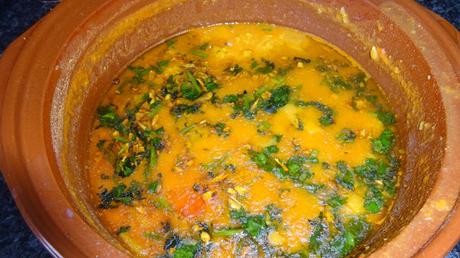 Yellow Mung Dal With Butternut Squash