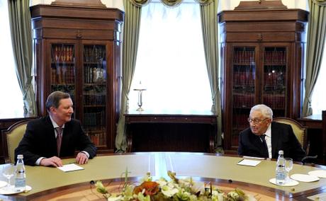 Kissinger and Sergei Ivanov Moscow 4 Feb 2016