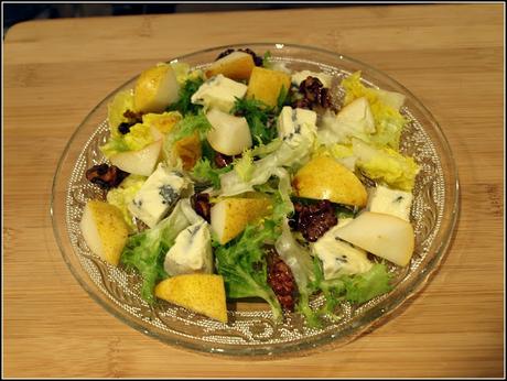 Pear and Blue Cheese salad