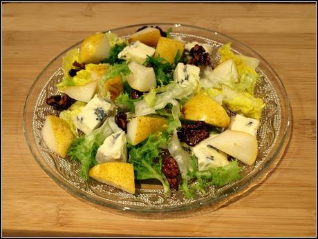 Pear and Blue Cheese salad