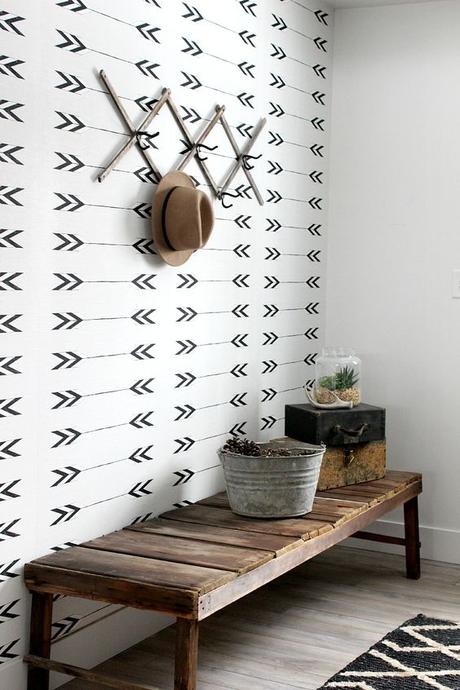 Rustic Modern Mudroom: 