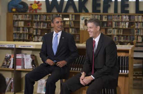 Obama and Duncan/ed.gov Photo