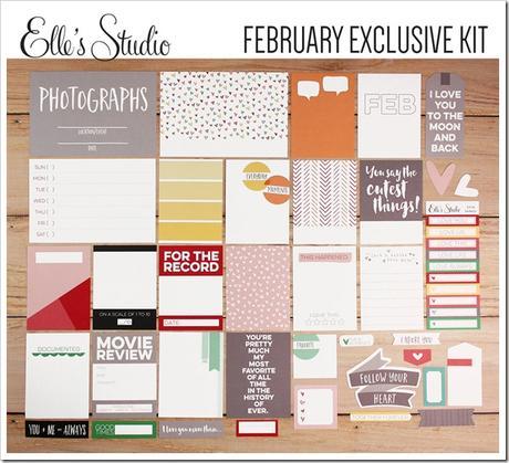 Elle's Studio February Kits + my projects!