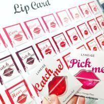 laneige lip card instagram