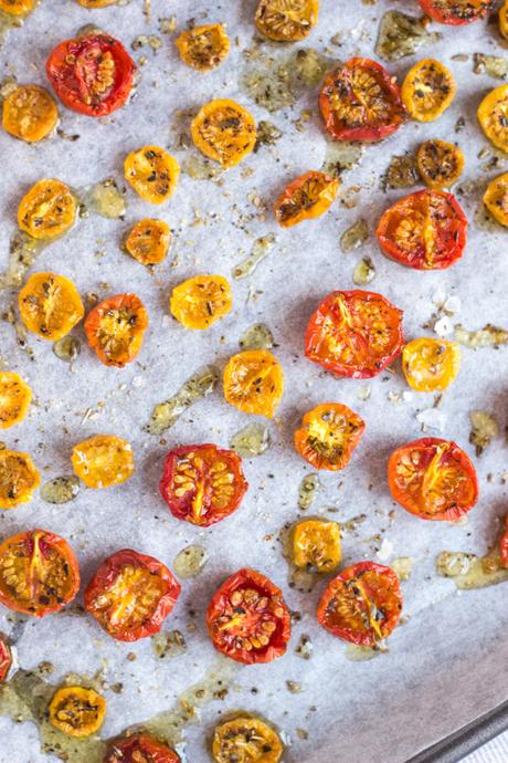 Kitchen Basics: Oven Dried Cherry Tomatoes