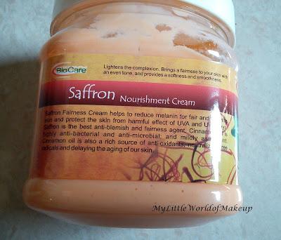 Biocare Saffron Nourishment Cream Review