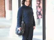 What Wore: Cozy Navy