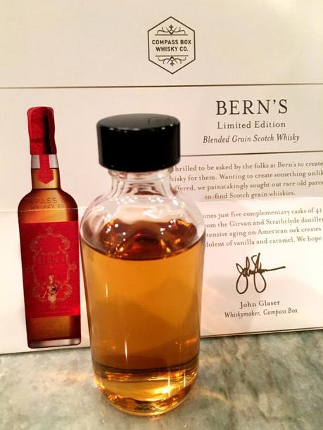 Whisky Review – Compass Box Bern’s Limited Edition Blended Grain Whisky