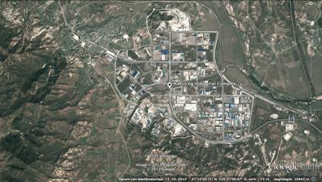 Kaesong Industrial Complex (Kaesong Industrial Zone) (Photo: Google image/NK Economy Watch)