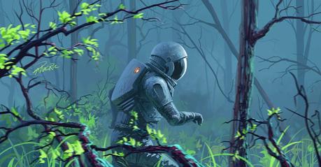 Astronaut by Roman Avseenko