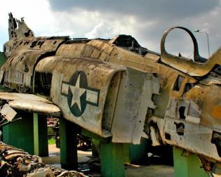 Vietnam trip , Hanoi , Air Force Museum , F-4 Phantom,