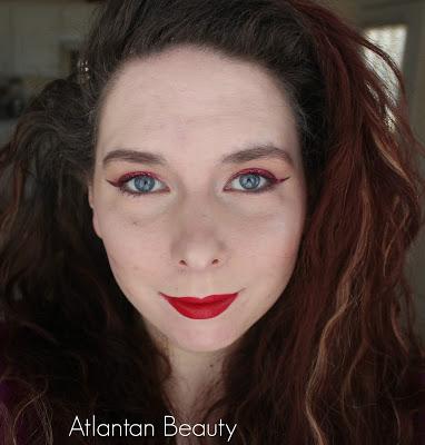 A Fun and Bold Valentine's Day Look With Glitter