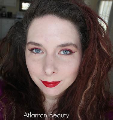 A Fun and Bold Valentine's Day Look With Glitter