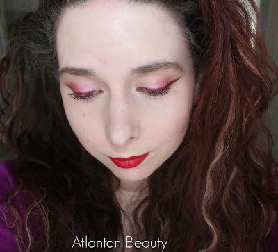 A Fun and Bold Valentine's Day Look With Glitter