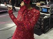 Rihanna Rehearsing Grammy’s