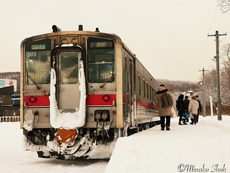 吹雪に霞む留萌本線 / Rumoi Main Line in a Blizzard